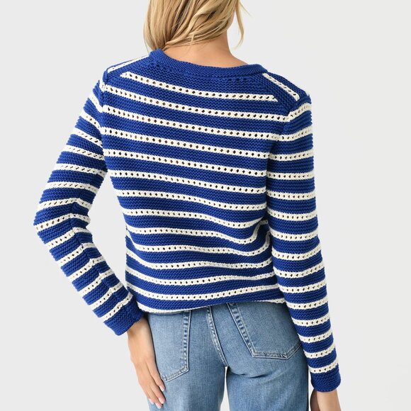 Alex Mill | Hailey Cardigan WT | Blue & White | Medium - Picture 12 of 12